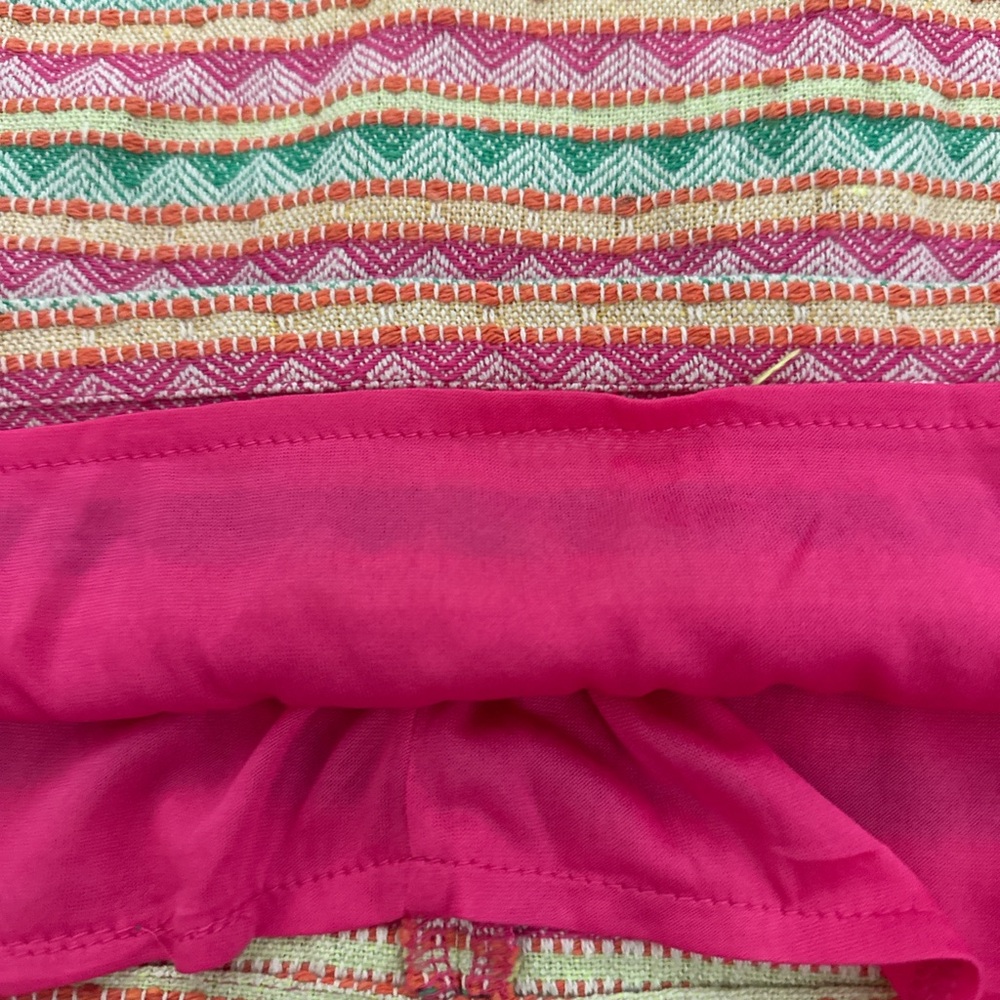 Francesca’s Collection Textured Multi-Color Mini Skirt - Picture 4 of 8